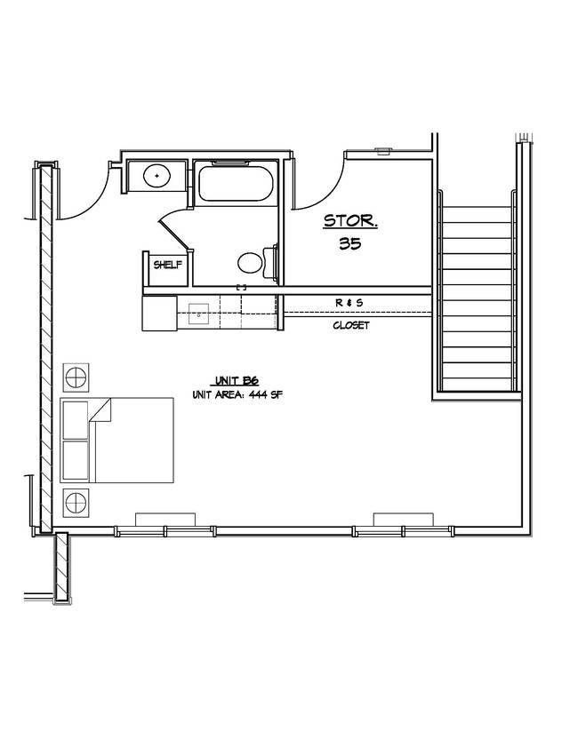 Floorplan - The House Apartments - Historical Access