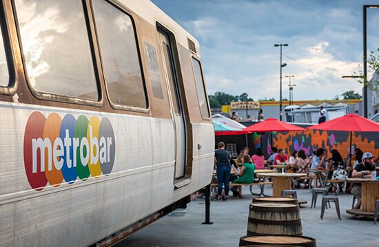 Outdoor and indoor dining a short walk away. - 2509 10th St NE
