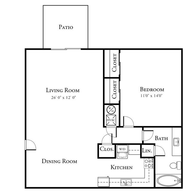 Floorplan - Stonehedge Apartments