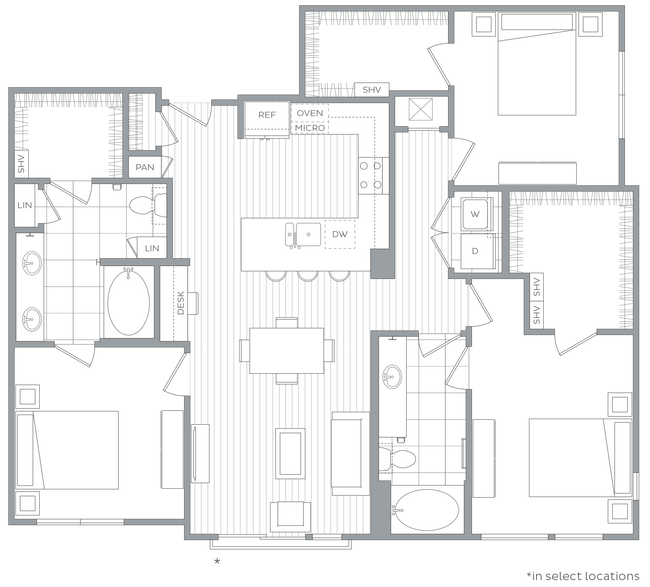 Floorplan - The Reverie at Lake Boone