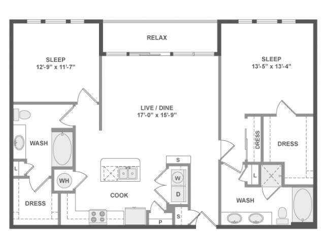 Floorplan - AMLI Frisco Crossing