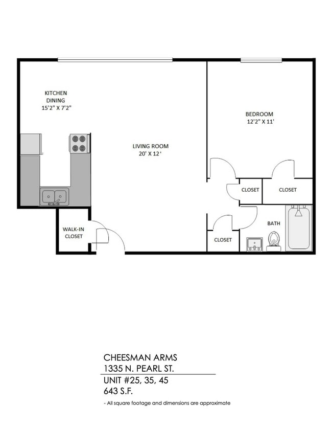 Floorplan - Cheesman Arms