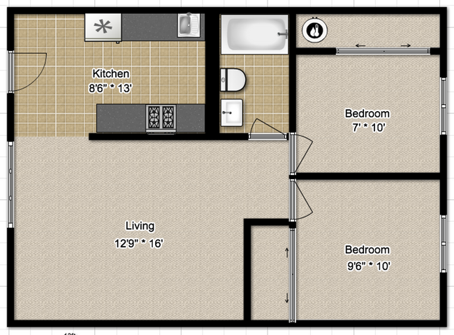 Floorplan - Gazebo Apartments