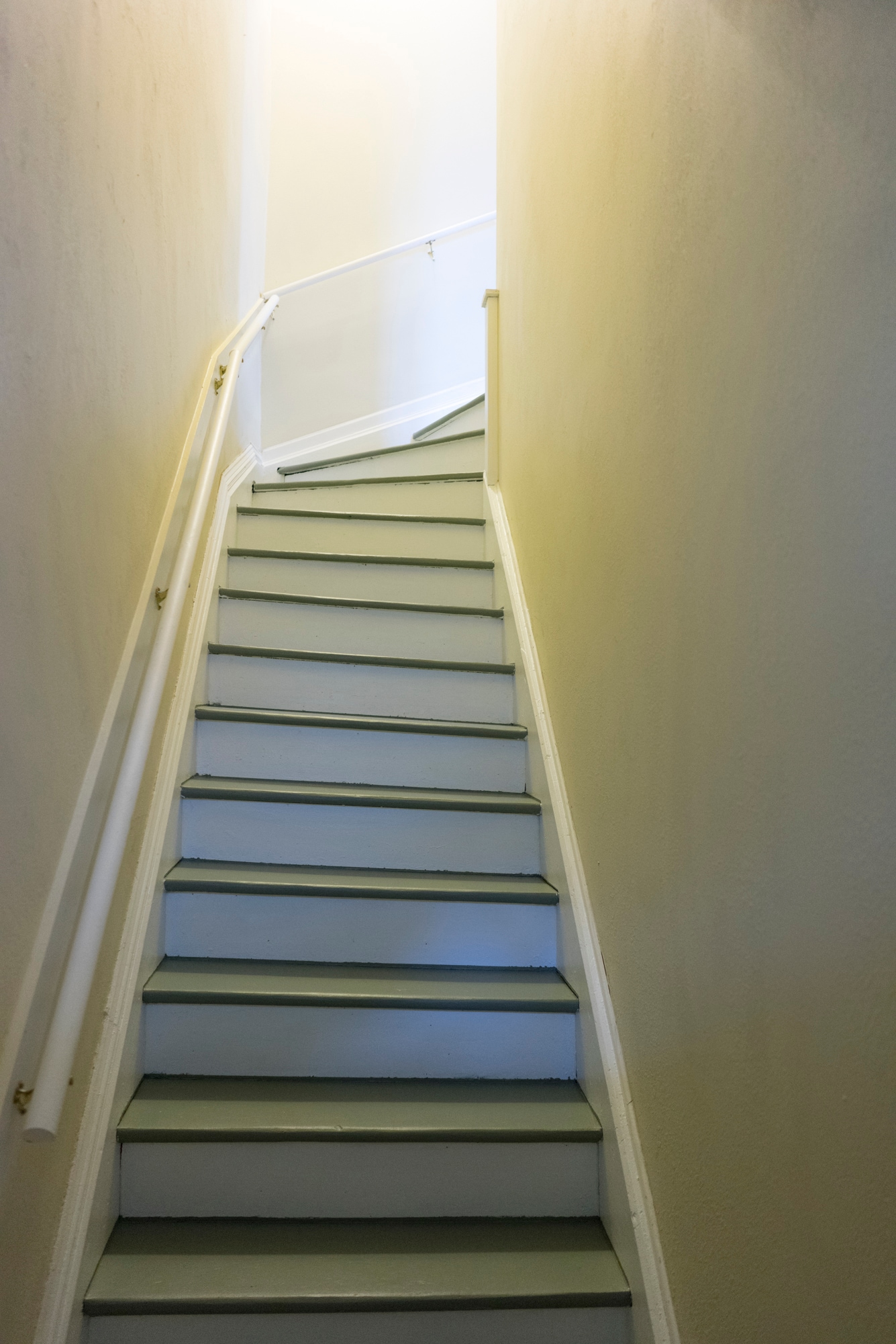 Stair up to the living space - 724 E Center St