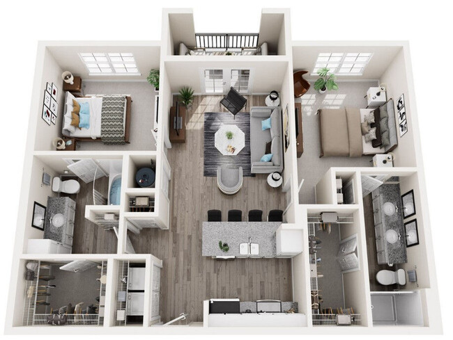 Floorplan - Water's Edge Apartments