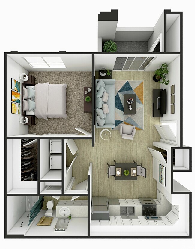 The Peak | 1 Bed 1 Bath | 698 sq ft | Summit on Boulder Apartments in Henderson - Summit on Boulder