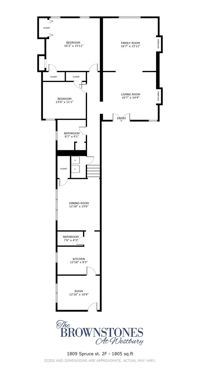 Floorplan - 1809 Spruce St