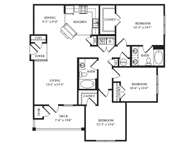 Floorplan - Legends at Chatham