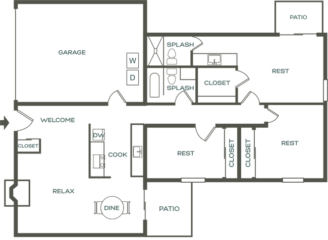 Floorplan - Timbre Apartments