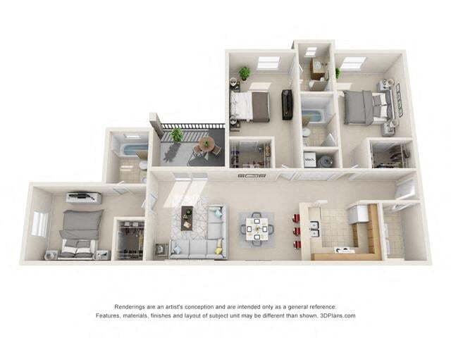 Floorplan - Stoneridge Apartments