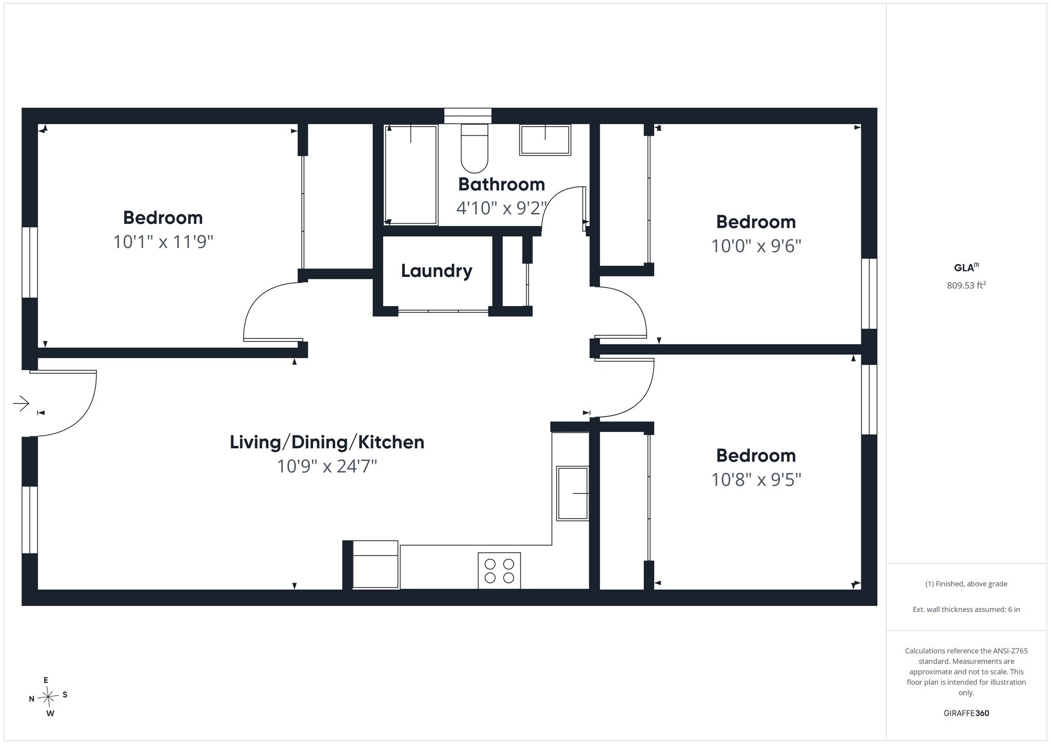 Floorplan - 1411 E 109th Ave