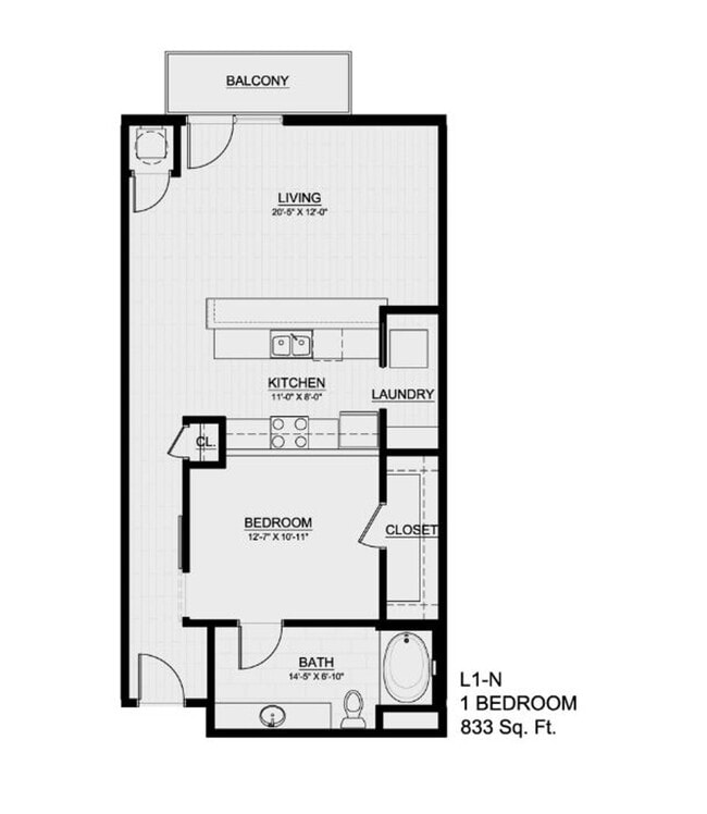 Floorplan - Flats on Archer