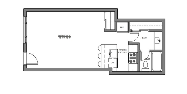 Floorplan - Black Swan Apartments