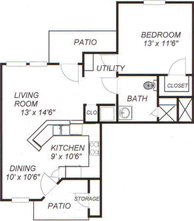 Floorplan - Woodside Manor