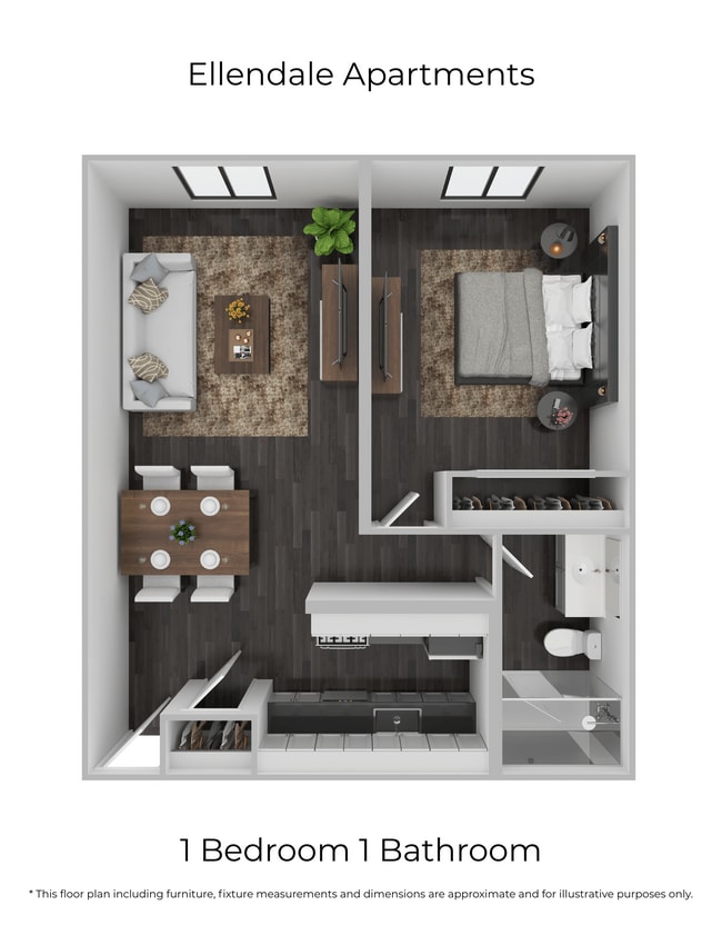 Floorplan - Ellendale Arms Apartments