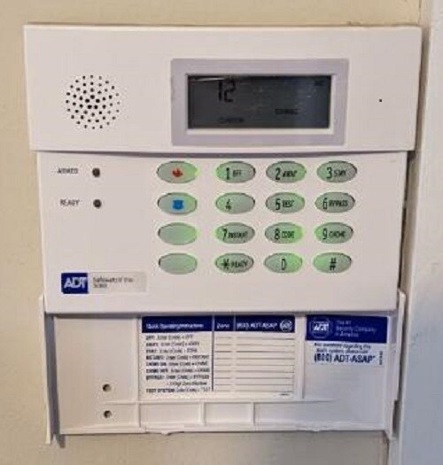 ADT security system (tenant activation) - 1111 Sorin St