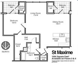 Floorplan - Riviera Condominiums