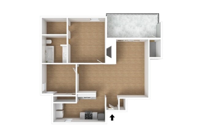 1J Floor Plan - Woodland Oaks