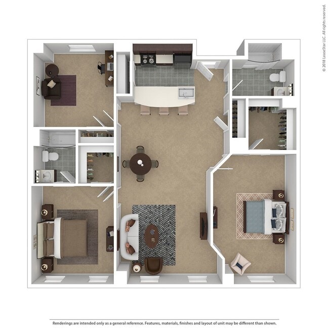 Floorplan - The Apartments at Boott Mills