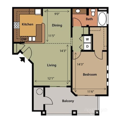 Floorplan - Springs at Alta Mesa