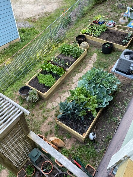 Raised beds for gardening - 127 Shelburne Rd