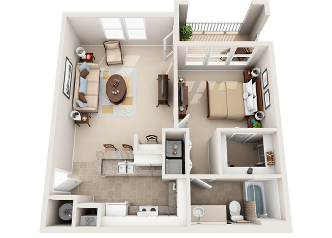 Floorplan - The Arbor Walk Apartments