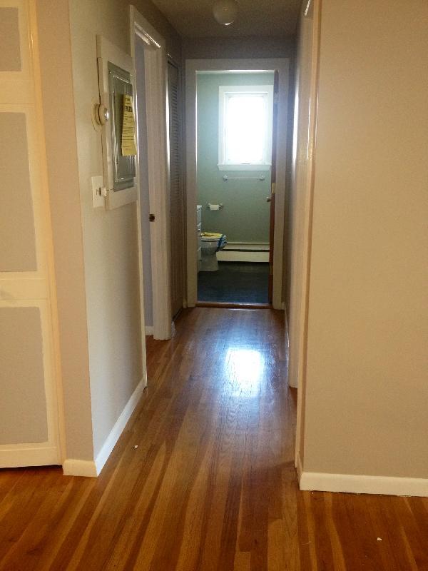hallway leads to both bedrooms, bathroom, linen closet - 4 Albert Dr