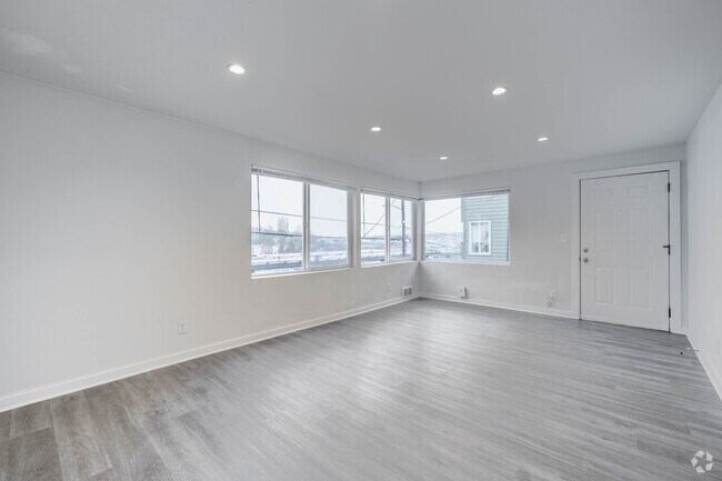 2BR, 1BA - 750SF - Living Room - Nordic View | Modern Living in the Heart of Seattle