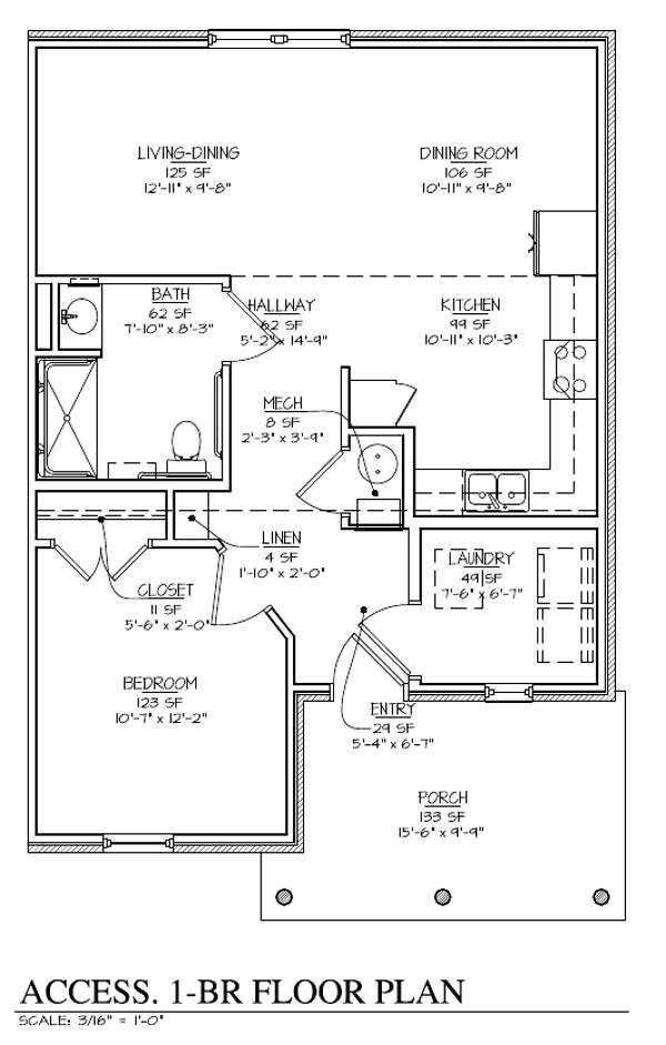 1BR/1BA - Vinings at Greencastle Apartments