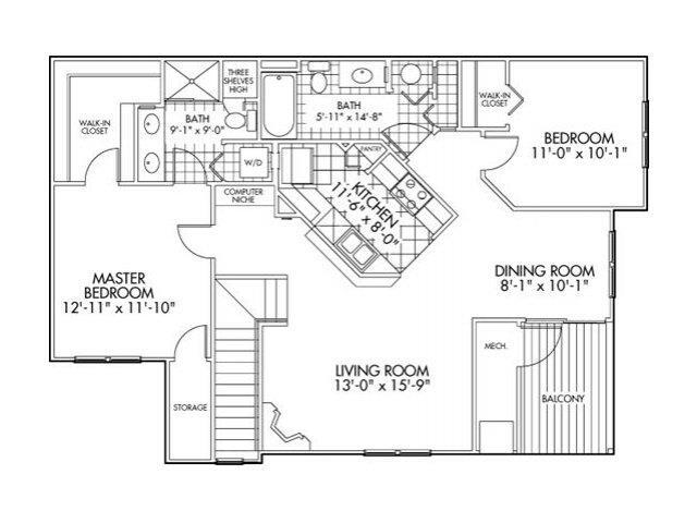 Floorplan - Farmington Lakes Apartments