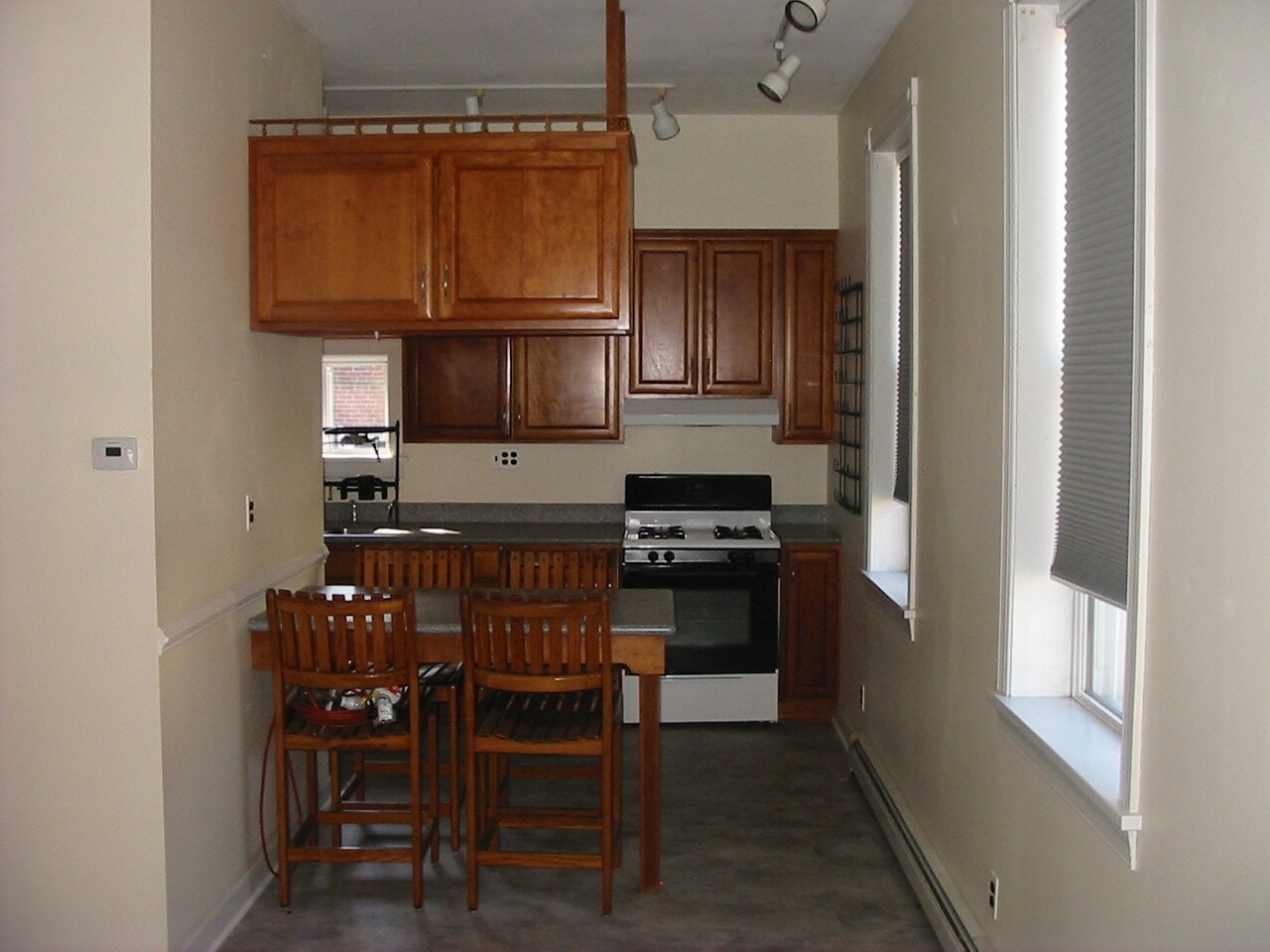 Kitchen view from LR - 121 Gay St