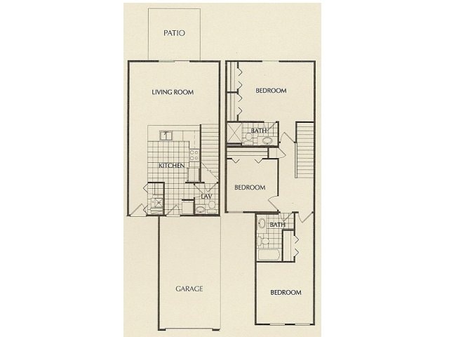 3 Bedroom Townhouse - Sawgrass Apartments