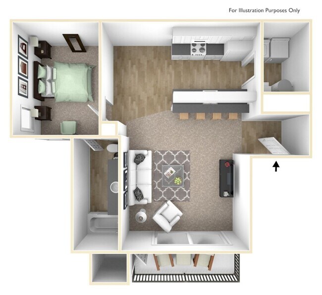 Building Photo - FREE August Rent! Spacious 1-Bedroom with Vaulted Ceilings & In-Unit Laundry!