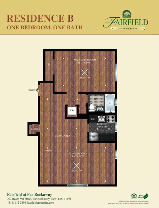 Floorplan - Fairfield At Far Rockaway