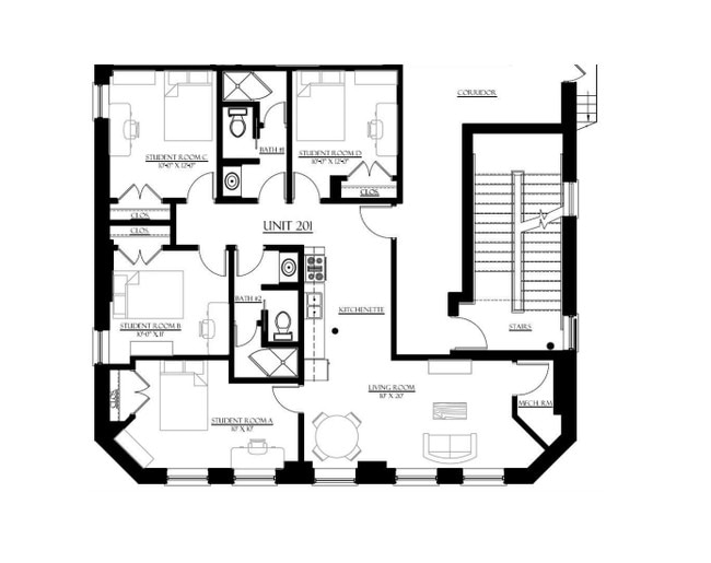 Unit 201 - The Lofts on Second Street