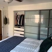Bedroom with large clothing closet - 1045 Pennsylvania Street