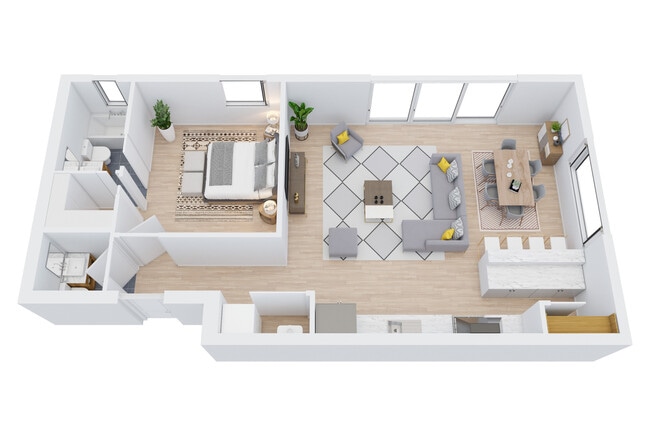 Floorplan - 100 North Apartments