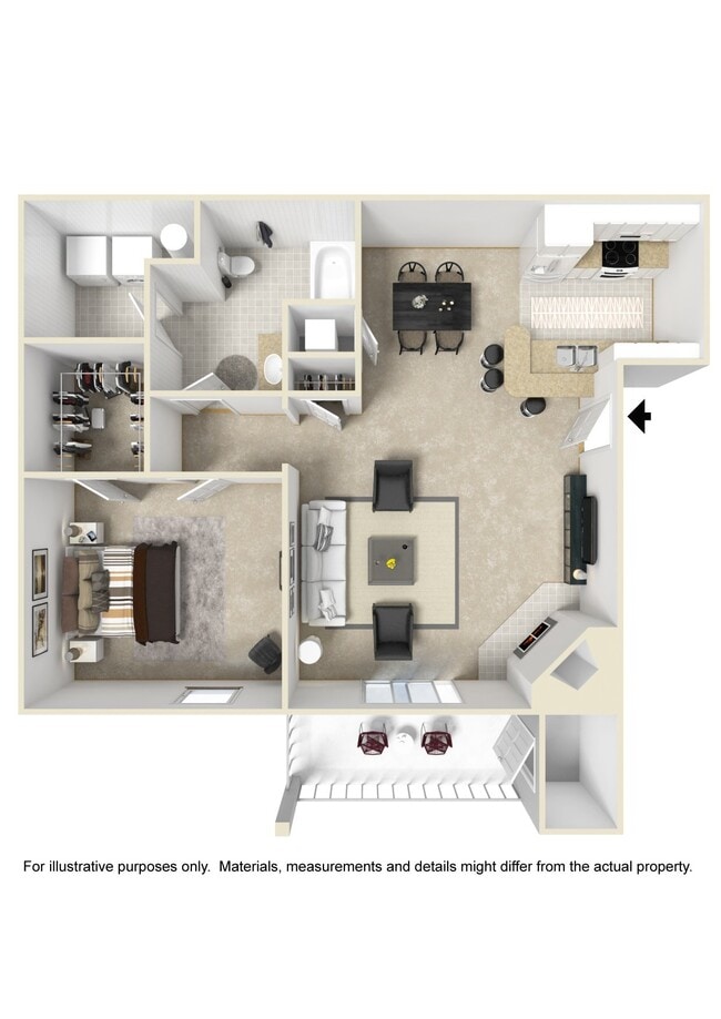 Floorplan - The Woodlands Apartment Homes