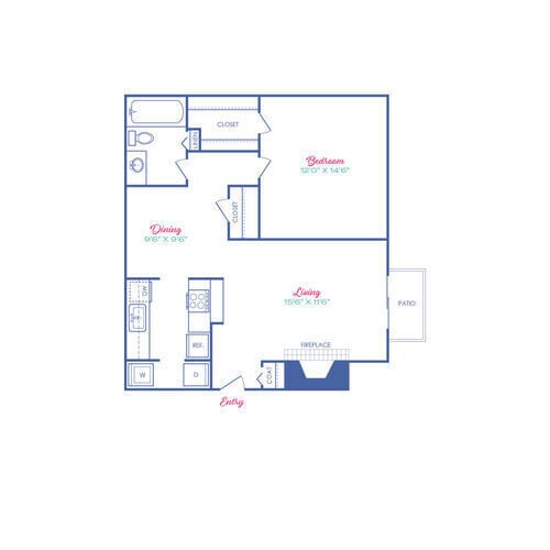 Floorplan - Sagamore Apartment Homes