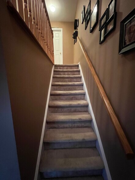 Steps going upstairs - 8804 Spruce Mill Dr