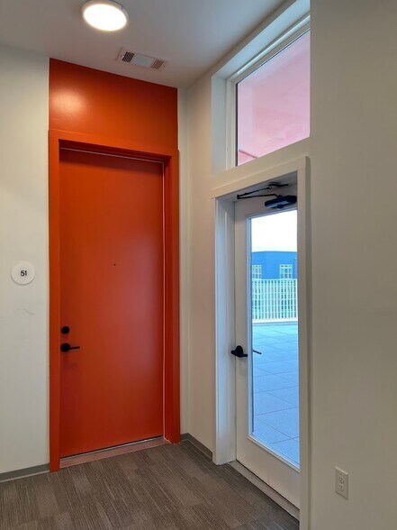 Unit entrance/patio entrance - 600 S Duke St