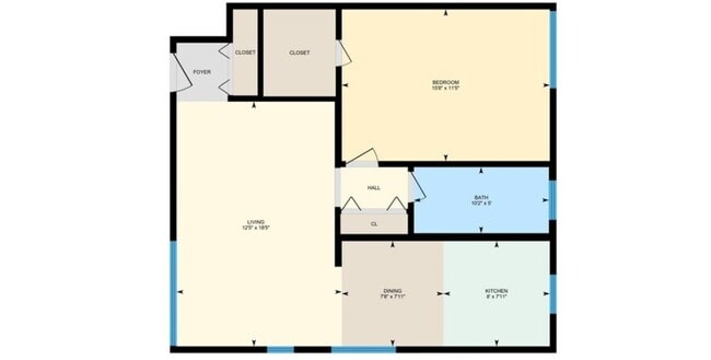 1 Bedroom - Vester Apartments