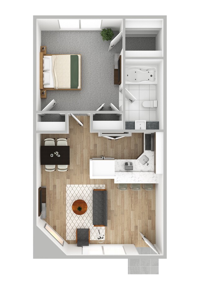 Floorplan - Lakefront Villas Apartments