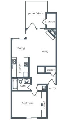 1BR/1BA - Marina Bay