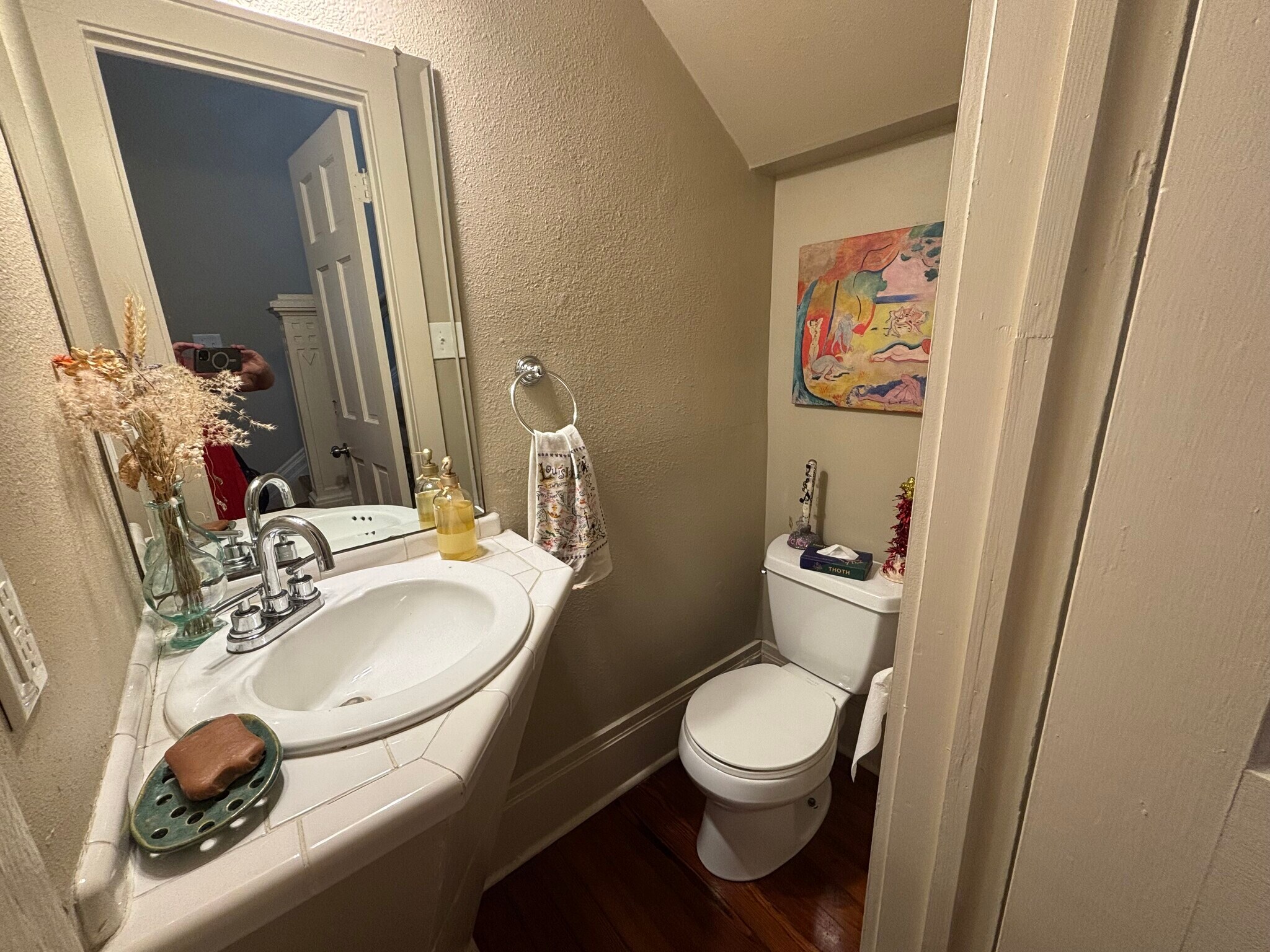 1/2 bath under stairs - 3908 Camp St