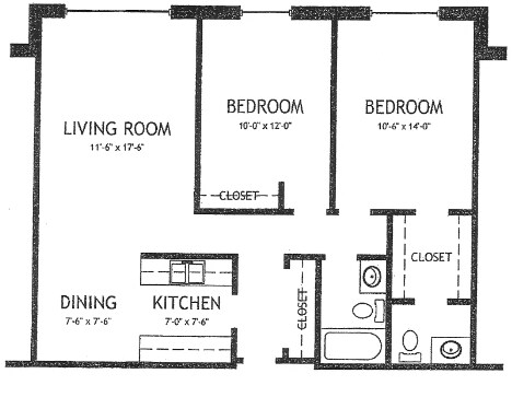 2BR/1BA - 1480 Randolph Ave