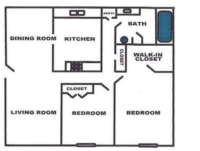 2BR/1BA - Briarcliff Apartments