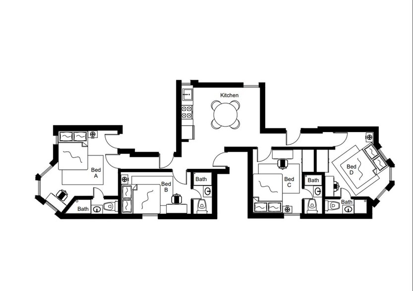 Building Photo - Room in Shared 4 bed/4 bath home
