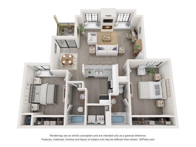 Floorplan - Desert Vistas Apartments