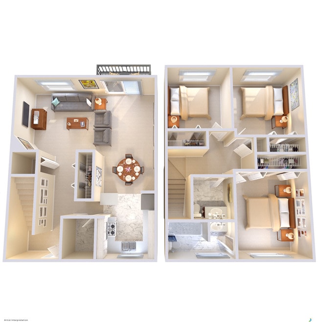 Floorplan - Stonebrook Apartments